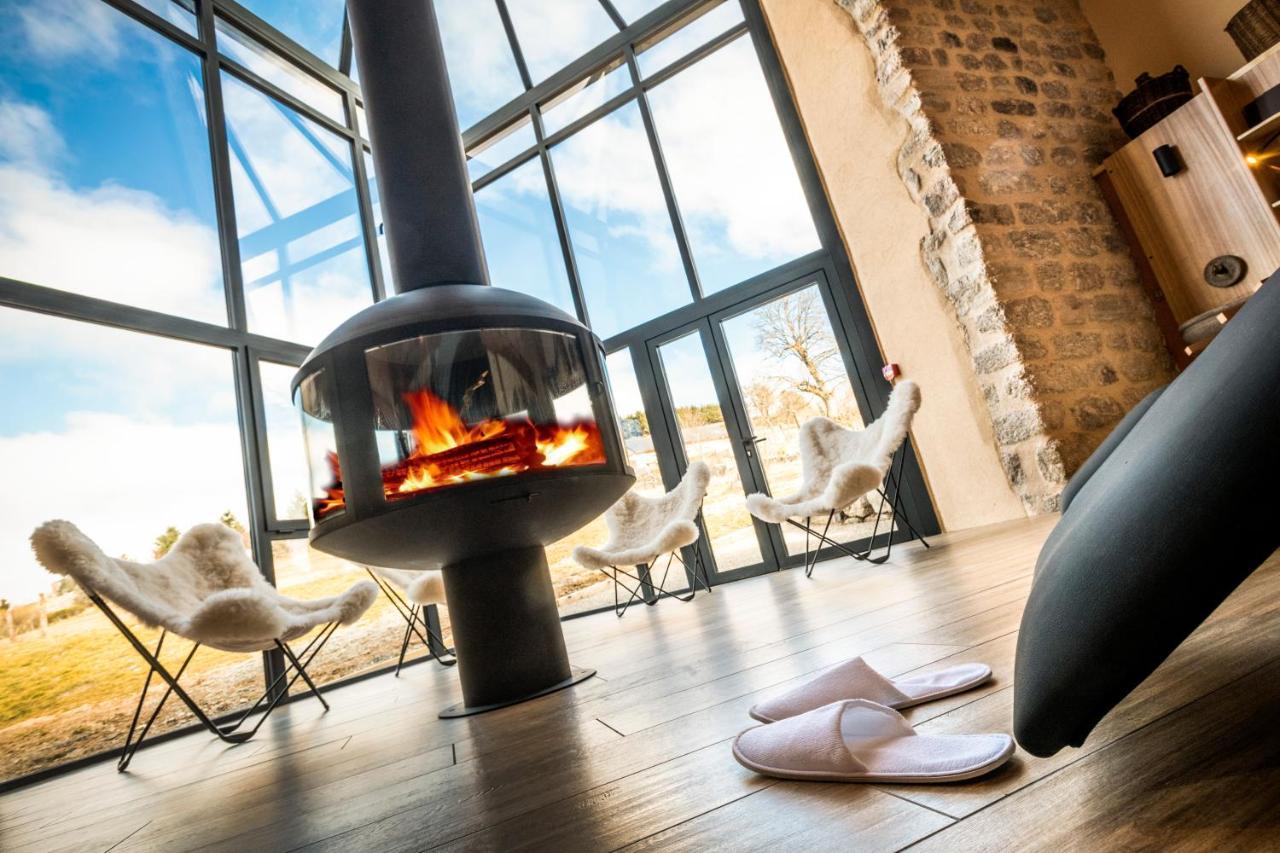 Hotel Restaurant De La Poste Et La Grange Detente, Espace Bien-Etre Chateauneuf-de-Randon Экстерьер фото